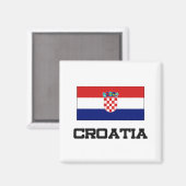 Aimant Drapeau Croatie (Recto/Verso)