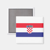 Aimant Drapeau Croatie (Recto/Verso)