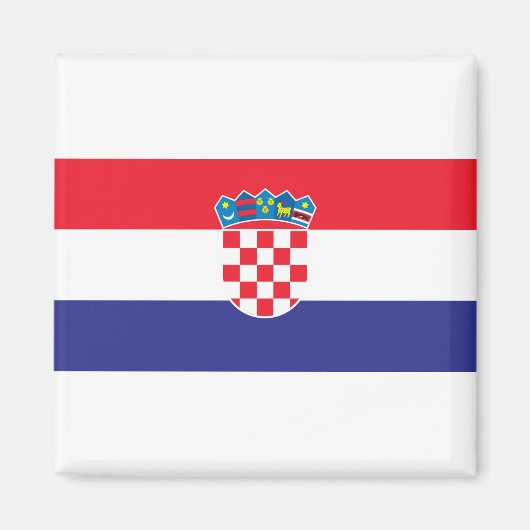 Aimant Drapeau Croatie (Devant)