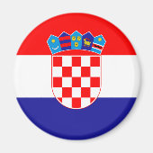 Aimant Drapeau Croatie (Devant)
