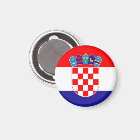 Aimant Drapeau Croatie (Recto/Verso)