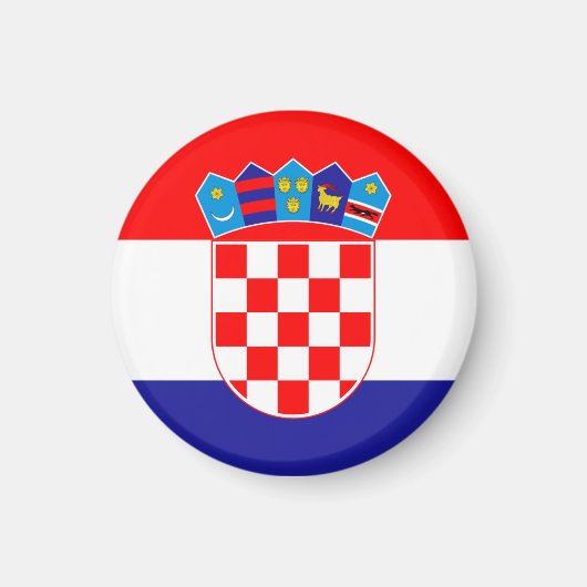 Aimant Drapeau Croatie (Devant)
