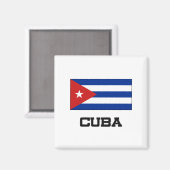 Aimant Drapeau Cuba (Recto/Verso)