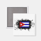 Aimant Drapeau Cuba (Recto/Verso)