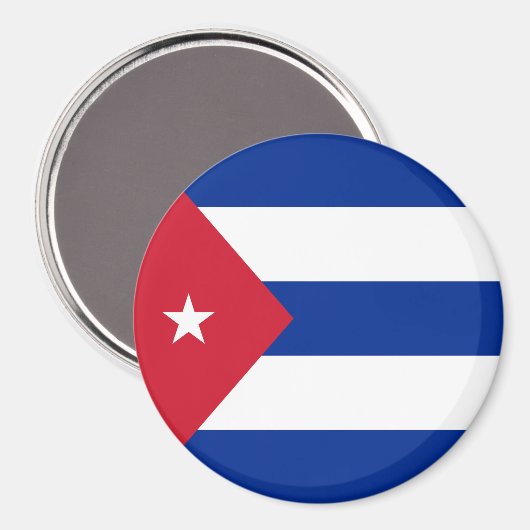 Aimant Drapeau Cuba (Recto/Verso)