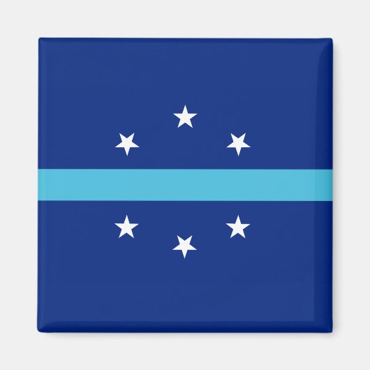 Aimant Drapeau d'Anaheim (Californie, USA) (Devant)