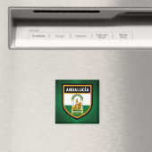 Aimant Drapeau d'Andalucía (In Situ (Lave-vaisselle))