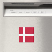 Aimant Drapeau Danemark  (In Situ (Lave-vaisselle))