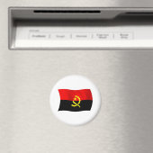 Aimant Drapeau d'Angola (In Situ (Lave-vaisselle))