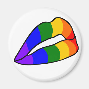 AIMANT DRAPEAU D'ARC-EN-CIEL