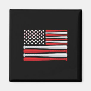 Aimant Drapeau de baseball américain Clic - Drapeau de ba