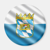 Aimant Drapeau de Bavière (Devant)