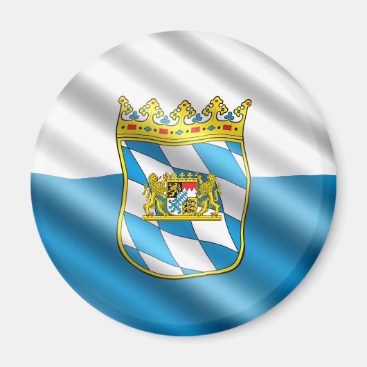 Aimant Drapeau de Bavière (Devant)