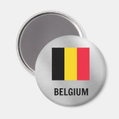 Aimant Drapeau de Belgique (Recto/Verso)