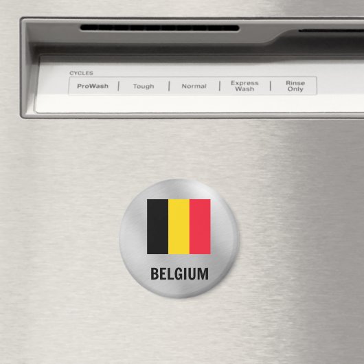 Aimant Drapeau de Belgique (In Situ (Lave-vaisselle))