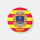 Aimant Drapeau de Benidorm - Comunidad Valenciana (ESP) (Devant)