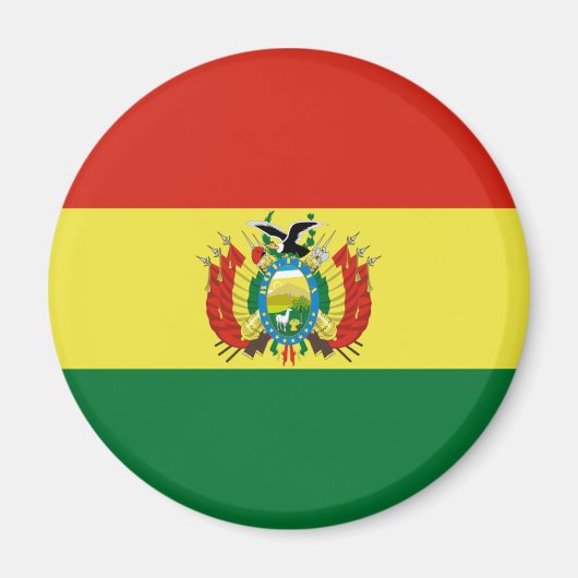 Aimant Drapeau de Bolivie (Devant)