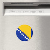 Aimant Drapeau de Bosnie-Herzégovine Charme patriotique (In Situ (Lave-vaisselle))