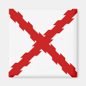 Aimant Drapeau de Bourgogne (Devant)