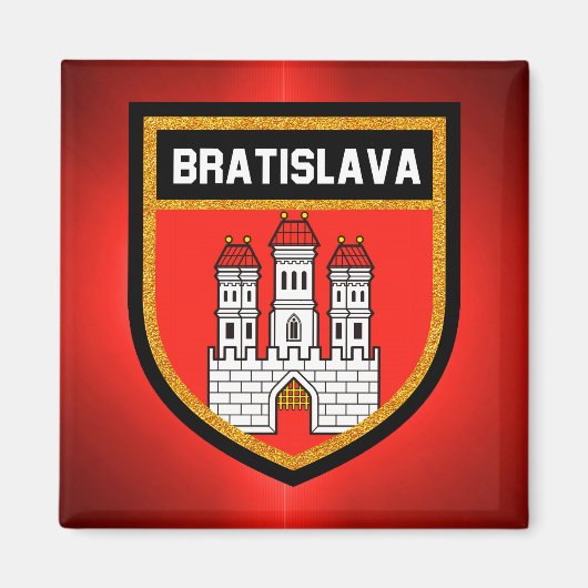 Aimant Drapeau de Bratislava (Devant)