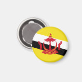 Aimant Drapeau de Brunei (Recto/Verso)