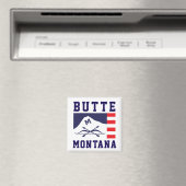 Aimant Drapeau de Butte, Montana (In Situ (Lave-vaisselle))