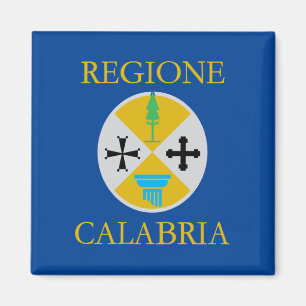 Aimant Drapeau de Calabre (Italie)