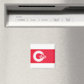 Aimant Drapeau de Calgary, CANADA (In Situ (Lave-vaisselle))