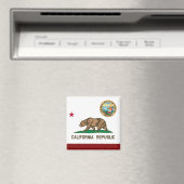 Aimant Drapeau de Californie (In Situ (Lave-vaisselle))