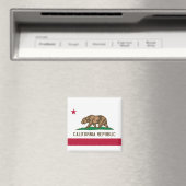 Aimant Drapeau de Californie (In Situ (Lave-vaisselle))