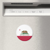 Aimant Drapeau de Californie (In Situ (Lave-vaisselle))