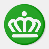 Aimant Drapeau de Charlotte, Caroline du Nord (Devant)