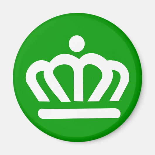 Aimant Drapeau de Charlotte, Caroline du Nord (Devant)