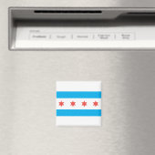 Aimant Drapeau de Chicago (In Situ (Lave-vaisselle))