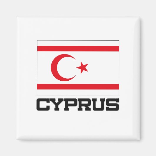 Aimant Drapeau de Chypre (Devant)