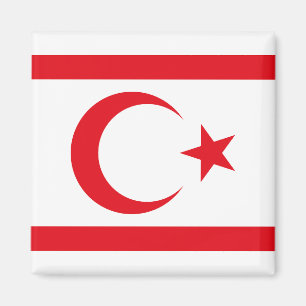 Aimant Drapeau de Chypre du Nord