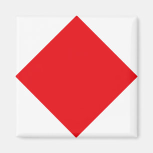 Aimant Drapeau de code de signaux "F" (Foxtrot)