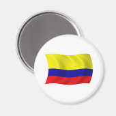 Aimant drapeau de Colombie (Recto/Verso)