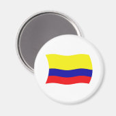Aimant drapeau de Colombie (Recto/Verso)