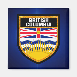 Aimant Drapeau de Colombie-Britannique