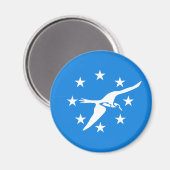 Aimant Drapeau de Corpus Christi, Texas (Recto/Verso)