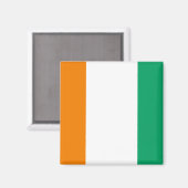 Aimant Drapeau de Côte d'Ivoire (Recto/Verso)