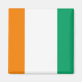 Aimant Drapeau de Côte d'Ivoire (Devant)