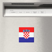 Aimant Drapeau de Croatie (In Situ (Lave-vaisselle))