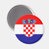 Aimant Drapeau de Croatie (Recto/Verso)