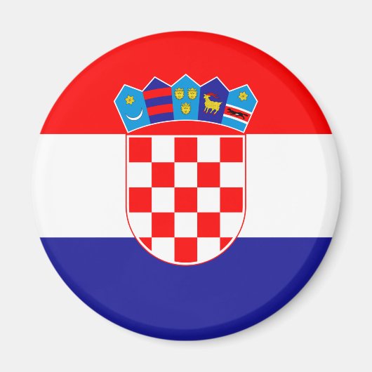 Aimant Drapeau de Croatie (Devant)