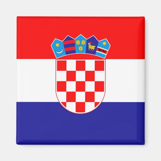 Aimant Drapeau de Croatie (Devant)