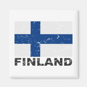 Aimant Drapeau de cru de la Finlande