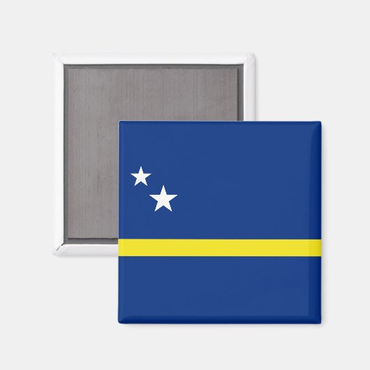 Aimant Drapeau de Curaçao (Recto/Verso)
