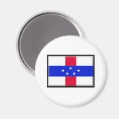 Aimant Drapeau de Curaçao (Recto/Verso)